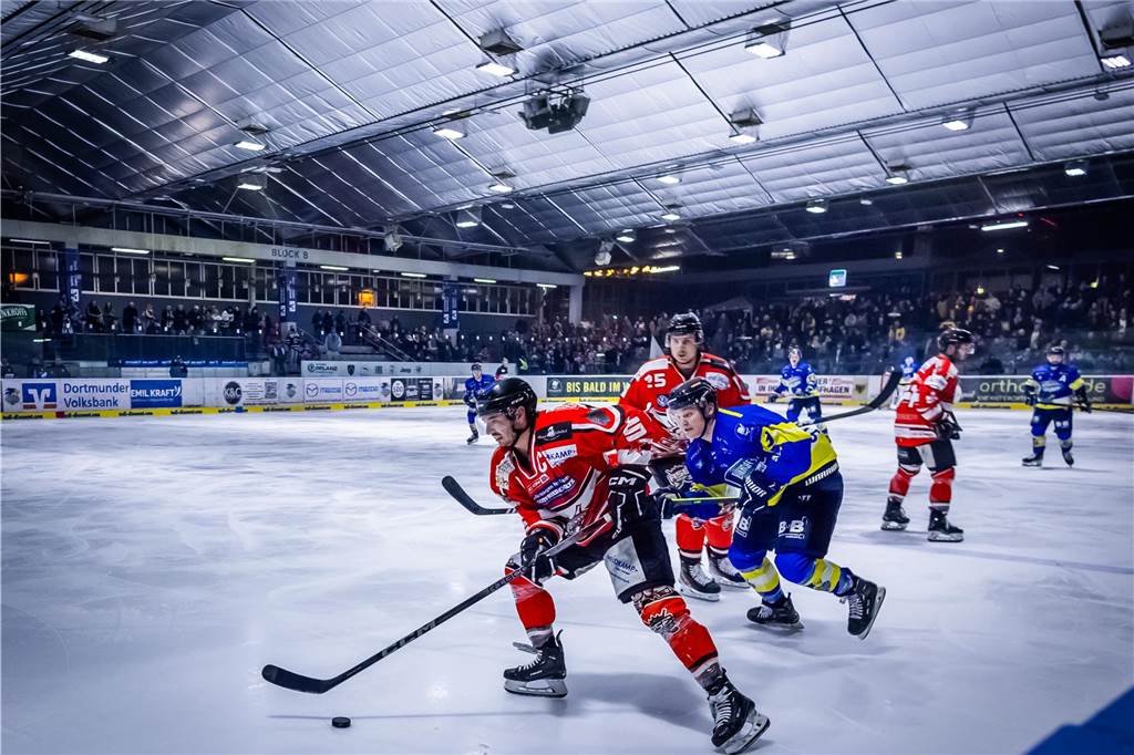 Die Eisadler Dortmund haben am Samstagabend mit 0:3 gegen die Ratinger Ice Aliens verloren.