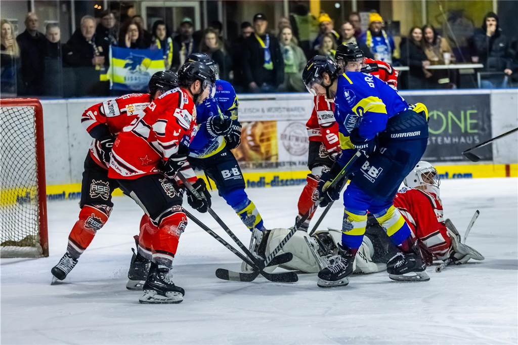 Die Eisadler Dortmund haben am Samstagabend mit 0:3 gegen die Ratinger Ice Aliens verloren.