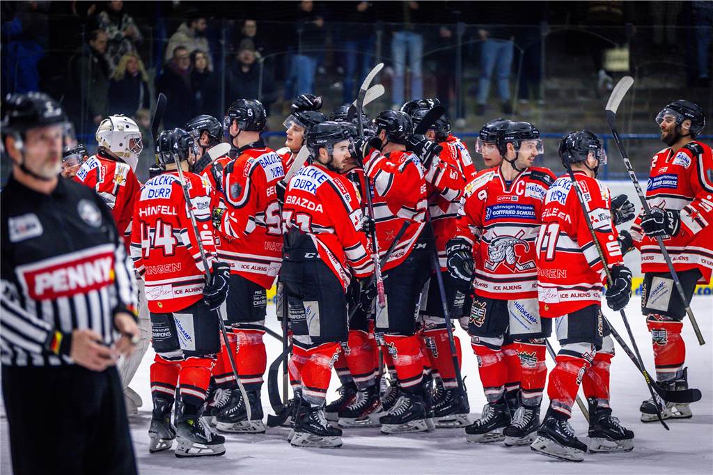 Die Eisadler Dortmund haben am Samstagabend mit 0:3 gegen die Ratinger Ice Aliens verloren.