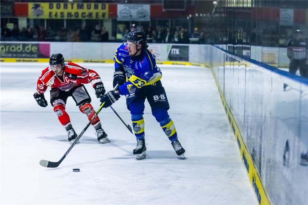 Die Eisadler Dortmund haben am Samstagabend mit 0:3 gegen die Ratinger Ice Aliens verloren.