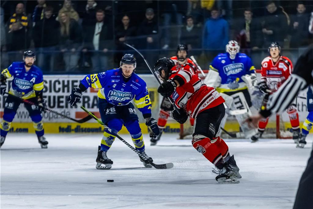 Die Eisadler Dortmund haben am Samstagabend mit 0:3 gegen die Ratinger Ice Aliens verloren.