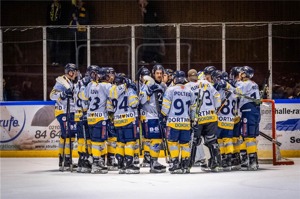 Die Eisadler Dortmund haben am Sonntag überraschend deutlich mit 1:5 bei den Ratinger Ice Aliens verloren.