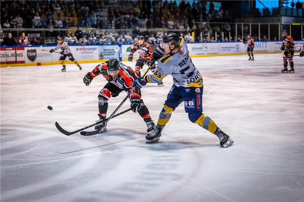 Die Eisadler Dortmund haben am Sonntag überraschend deutlich mit 1:5 bei den Ratinger Ice Aliens verloren.
