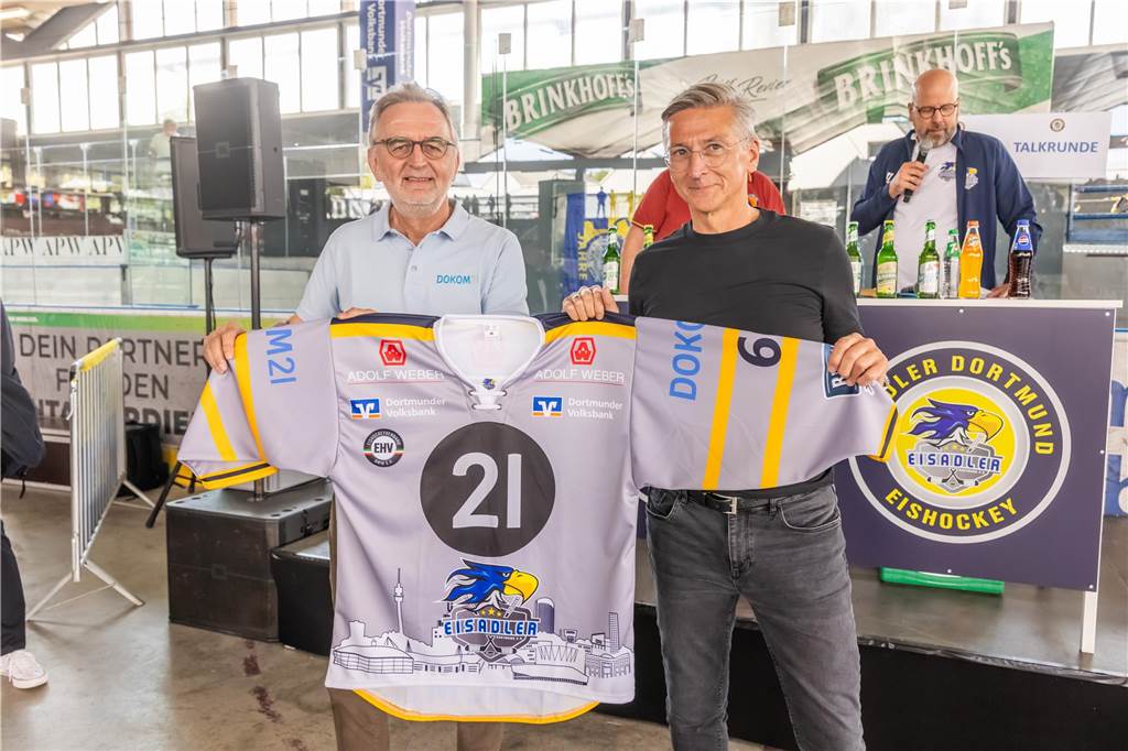 Die Eisadler Dortmund haben am Wochenende ihre Saisoneröffnung gefeiert.