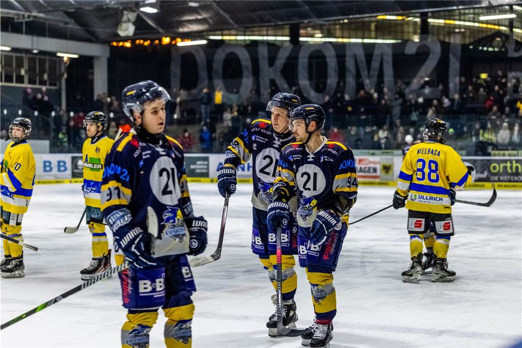 Die Eisadler Dortmund haben vor über 2000 Zuschauern am Freitagabend die Grefrather EG besiegt und starten mit Rückenwind aus 14 Siegen in Serie in die Playoffs.