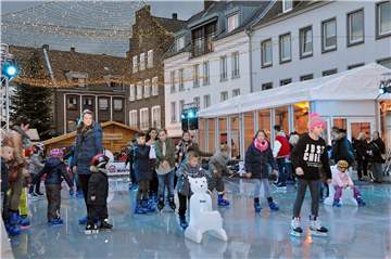 Die Eisfläche in Dorsten wird am Donnerstag (22. November) eröffnet.