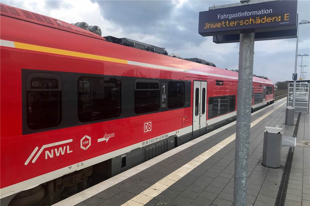 Die Emschertalbahn fuhr am Vormittag nicht von Dorsten nach Dortmund.