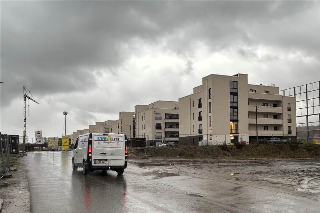 Von B1-Ausbau bis Speicherstraße: Das waren die großen Baustellen 2023 Baustelle und erste Neubauten des Kronprinzen-Viertels in Dortmund.
