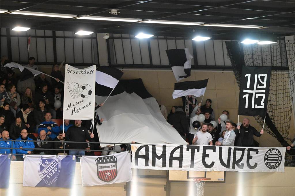 Die ersten Bilder aus der Lüner Rundsporthalle.
