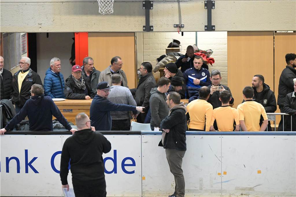 Die ersten Bilder aus der Lüner Rundsporthalle.