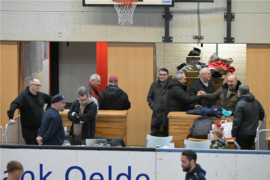Die ersten Bilder aus der Lüner Rundsporthalle.