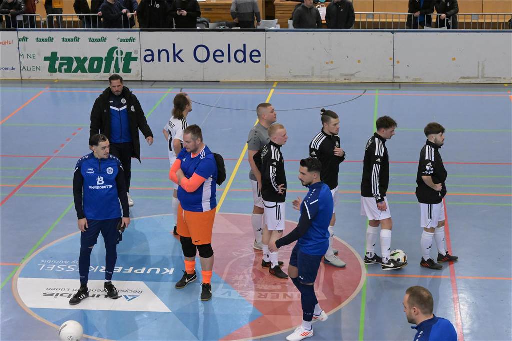Die ersten Bilder aus der Lüner Rundsporthalle.
