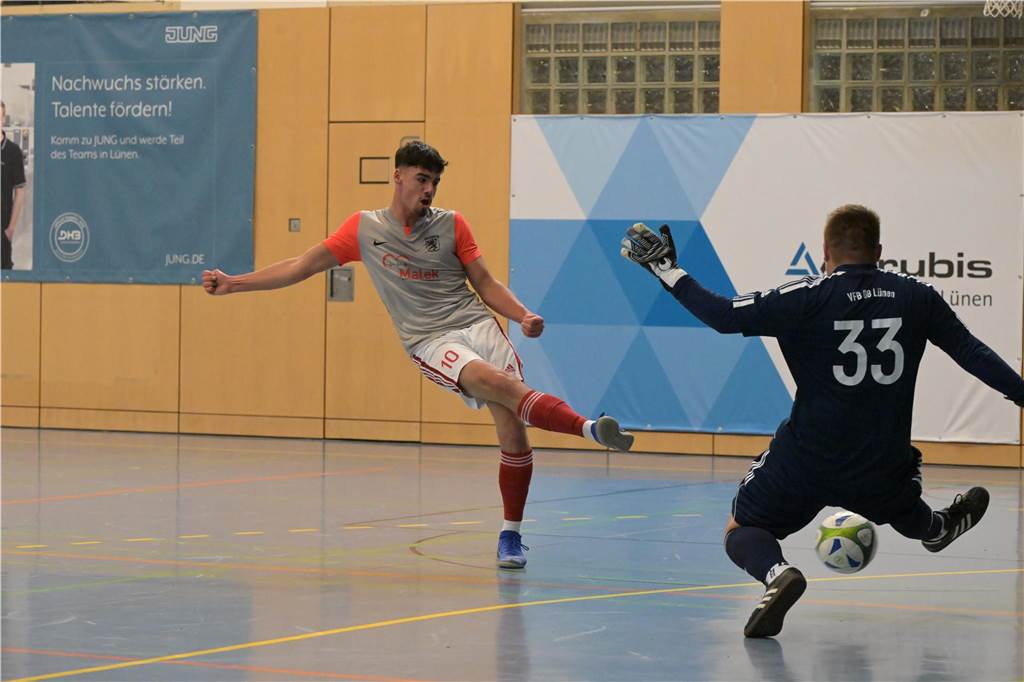 Die ersten Bilder aus der Lüner Rundsporthalle.