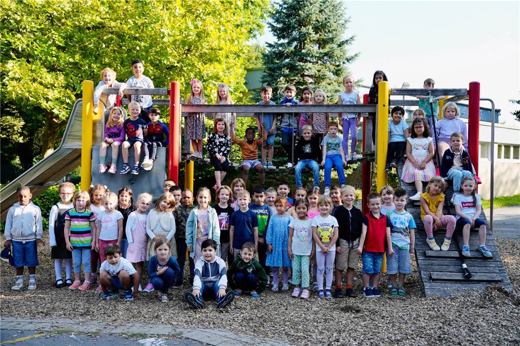 Die Erstklässlerinnen und Erstklässler der Steinbrink-Grundschule