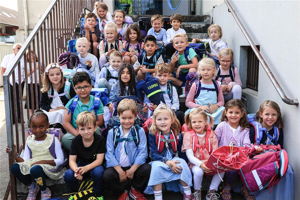 Die Erstklässlerinnen und Erstklässler der Wichlinghofer Grundschule
