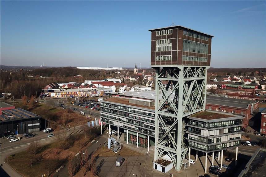 Bundestagswahl in Dortmund: So hat der Stadtbezirk Eving gewählt Die Evinger Mitte mit dem Hammerkopfturm