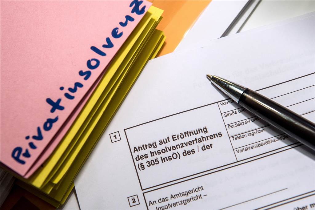 Schuldnerquote in Haltern sinkt erneut Ein Formular für Privatinsolvenz.