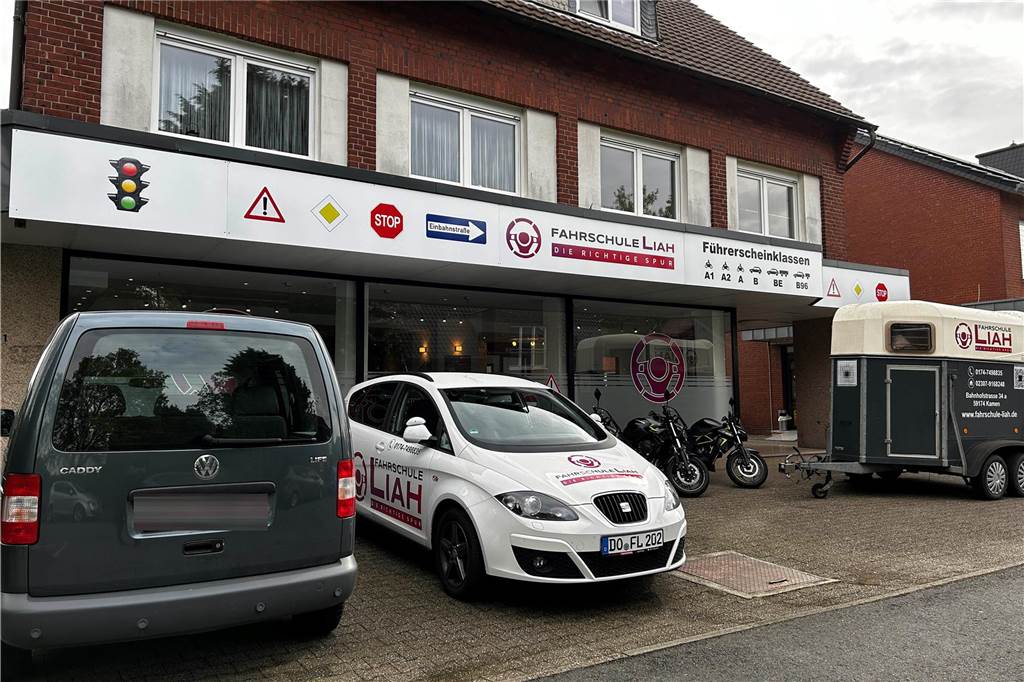 Fahrschule Liah eröffnet im Mai: Anmeldungen sind bereits möglich Die Fahrschule Liah befindet sich an der Lippestraße 1-3 in Werne.