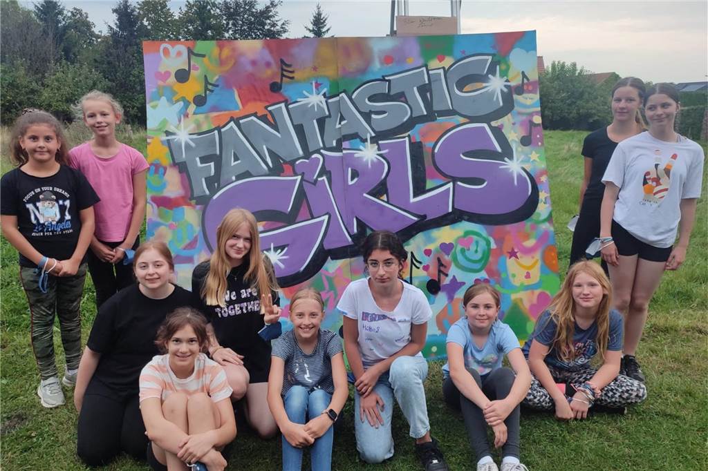 Die "Fantastic Girls", eine Showtanzgruppe des Südlohner Karnevals. 