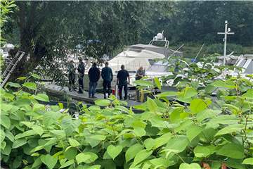Die Feuerwehr hatte einen Großeinsatz im Yachthafen am Wesel-Datteln-Kanal.