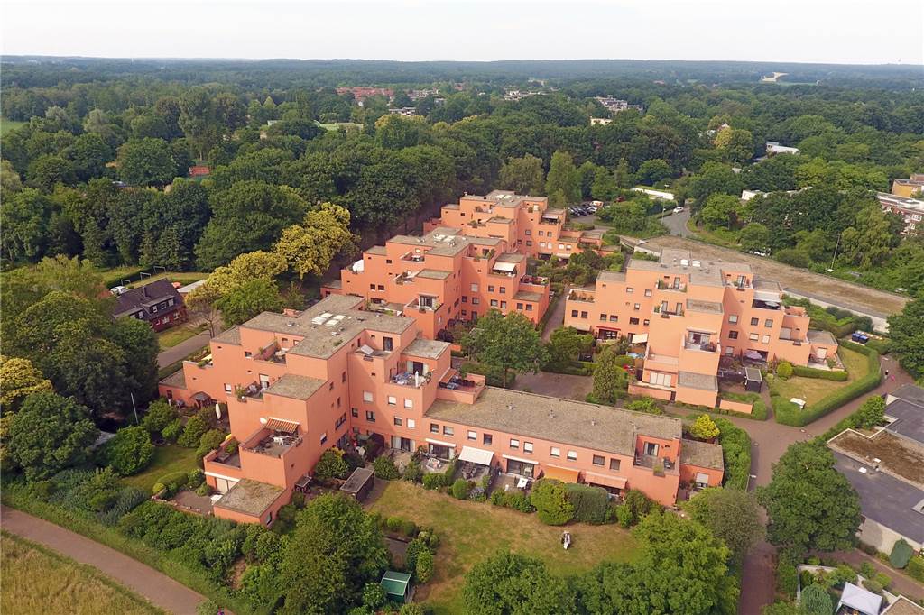 Barkenberg: Wohn- und Radfahrerparadies im Grünen mit zu wenig Gastronomie Die Finnstadt gilt als Beispiel für gelungene Architektur aus den 1970er-Jahren.