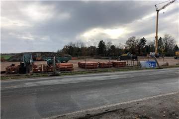 Die Fläche an der Bahnhofstraße in Capelle werden der Netto-Markt und ein Café der Bäckerei Röwekamp besetzen.
