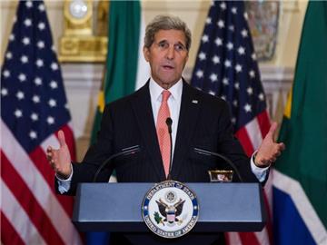 Die Flüchtlingskrise und die Lage im Bürgerkriegsland Syrien bestimmen den Besuch von US-Außenminister John Kerry in Berlin. In London hatte Kerry über eine mögliche Kooperation der USA mit Russland im Kampf gegen die Terrormiliz IS gesprochen. Foto: Jim Lo Scalzo