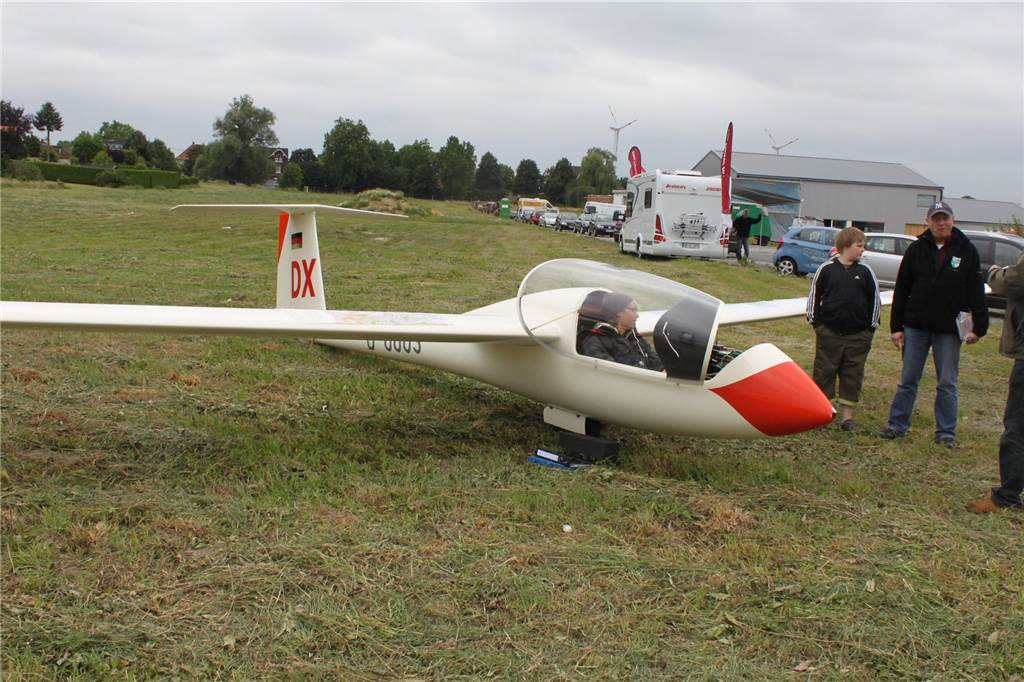 Die Flugsportgruppe Bork erreicht ganz unterschiedliche Geschwindigkeiten, je nach Wetterlage und Motorhilfe.