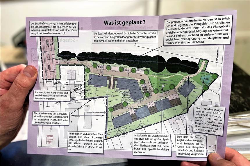 Neues Wohnquartier im Dortmunder Westen: Jetzt haben Bürger das Wort Die Flyer der Stadt informieren über ein geplantes Neubaugebiet. Aktuell können sich die Bürger einmischen.