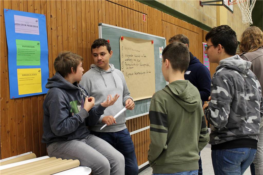 Besonderer Preis für Selmer Schule: „Demokratie rockt“ überzeugt Die Förderung der Demokratie-Scouts gibt es am Förderzentrum Nord schon seit längerem, hier ein Bild aus dem Jahr 2019.