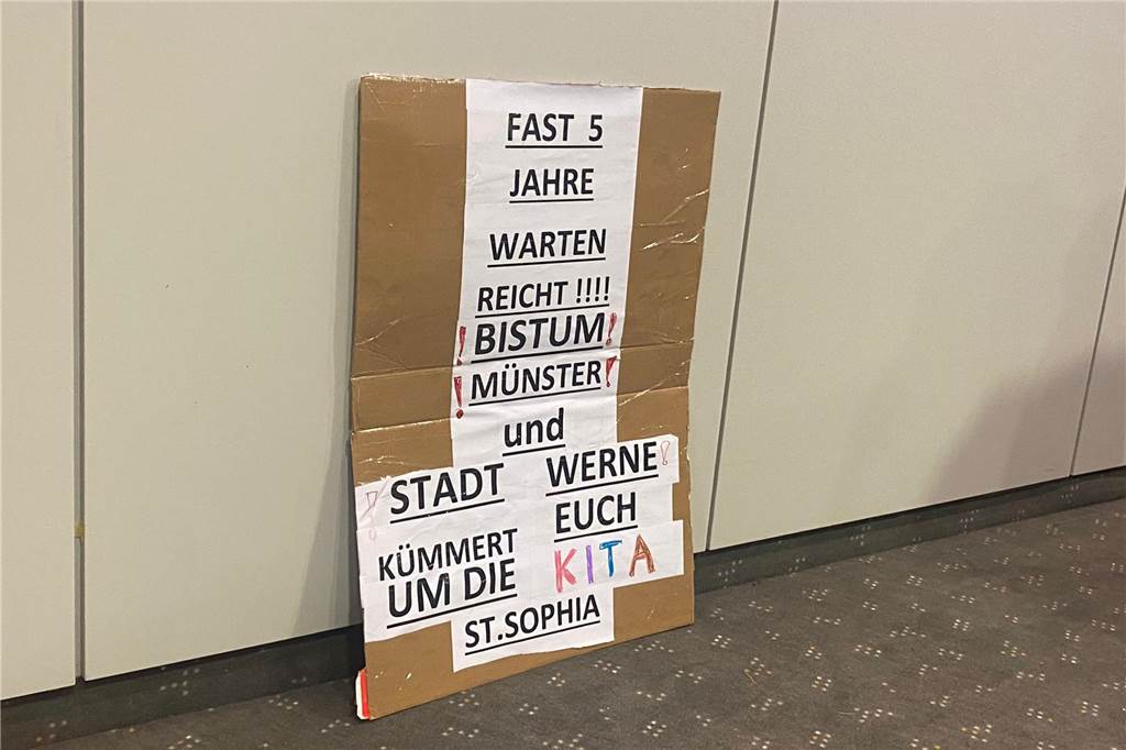 Die Forderungen der Familien aus der Kita St. Sophia sind klar.