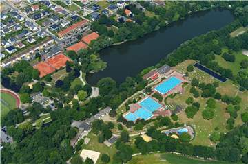 Die Freibäder in Lünen, hier das Freibad Cappenberger See, öffnen am 1. Juni wieder für Besucher - unter Hygieneauflagen.
