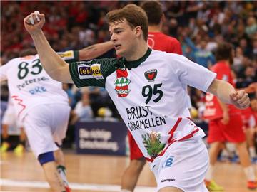Die Füchse haben sich vom Zweitligisten zum Titelaspiranten entwickelt, mit einer guten Mischung aus Routiniers und Jungstars wie Paul Drux. Foto: Axel Heimken