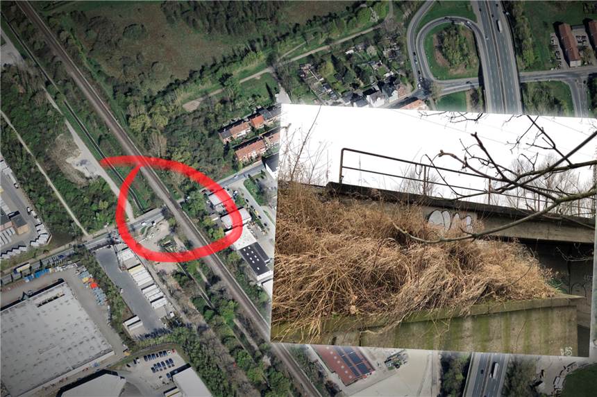 Leiche in Herne gefunden: Der vermisste Schweriner (22) ist tot Die Fundstelle der Leiche an der Bahnbrücke in Herne-Börnig: Hier wurde der 22-jährige Castrop-Rauxeler am Freitag (21.1.22) von einem Bahnmitarbeiter gegen 11 Uhr aufgefunden.