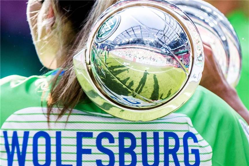 Die Fußball-Frauen vom VfL Wolfsburg sind Titelverteidiger im DFB-Pokal. Foto: Marcel Kusch