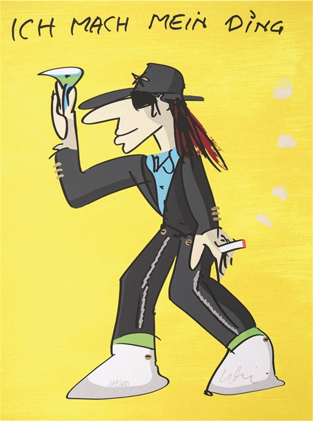 Lüner Galerist: „Menschen haben Nachholbedarf an Kunst und Gesprächen“ Die Galerie Anders plante eine Ausstellung mit Werken von Udo Lindenberg bei der WBG, die aber wegen Corona abgesagt werden musste.