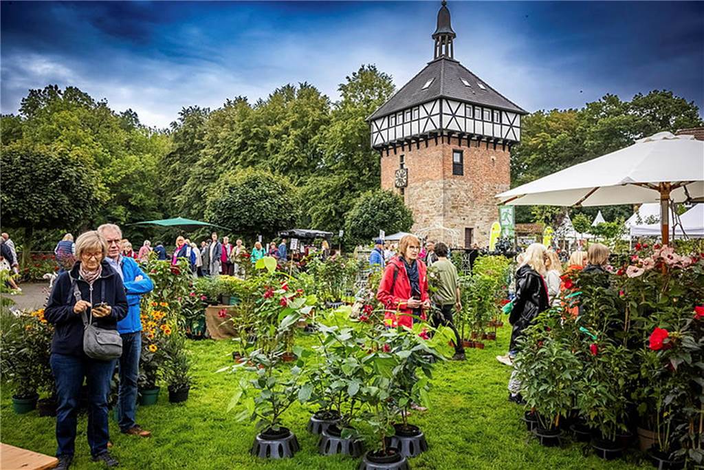 Die Gartenflair auf Schloss Bodelschwingh findet 2023 zum zehnten Mal statt.