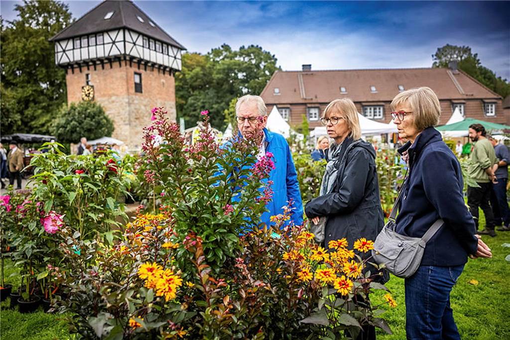 Die Gartenflair auf Schloss Bodelschwingh findet 2023 zum zehnten Mal statt.