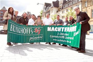 Die Gastronomen und Veranstalter der Nachtfahrt live freuen sich auf die siebte Auflage am 2. Oktober. Gestern planten sie den Abend im Martins.