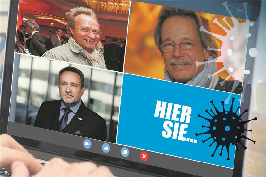 Zerstört Corona die Gastronomie? Diskutieren Sie mit am „Digitalen Stammtisch“ Die Gastronomie in Dortmund liegt am Boden. Wie kann eine Rettung aussehen? Diskutieren Sie darüber bei unserem Digitalen Stammtisch mit den Gastronomen Oliver Buschmann (o. l.) und Detlef Lotte (o. r.) sowie dem Finanzexperten Wolfgang Scharf.