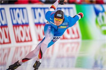 Die Generalprobe von Eisschnellläufer Nico Ihle beim Weltcup in Erfurt ging gründlich daneben. Foto: Peter Kneffel
