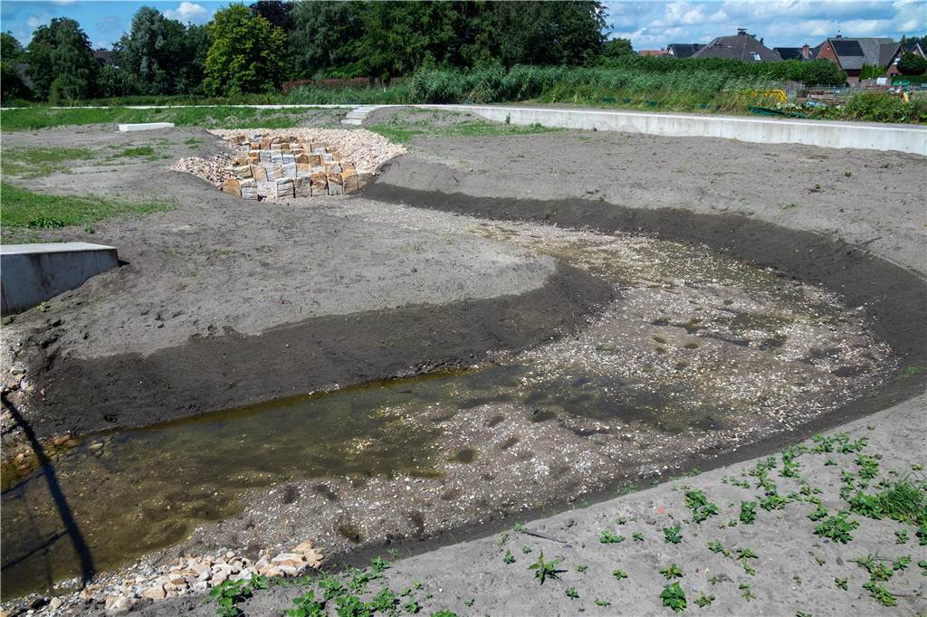 20.000 Euro Schaden an Fischaufstiegsanlage: Vandalismus am Mühlenareal nimmt zu Fischaufstiegsanlage im Bau