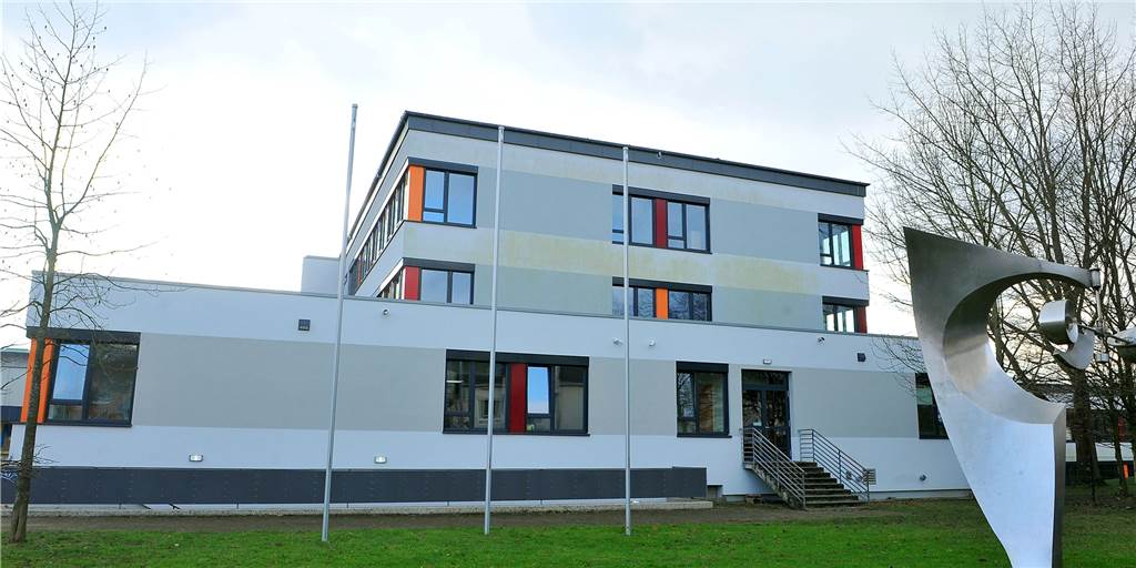 Neue Pläne für den Ausbau der Gesamtschule Gänsewinkel mit Aula Gesamtschule Gänsewinkel in Schwerte
