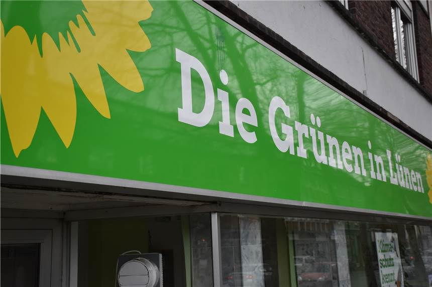 Bürgermeisterkandidat der Lüner Grünen: Zwei Bewerber noch im Rennen Die Geschäftsstelle von Bündnis 90/Die Grünen in der Lüner City.
