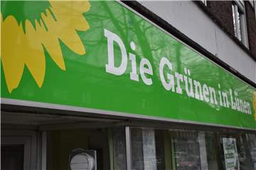 Die Geschäftsstelle von Bündnis 90/Die Grünen in der Lüner City.