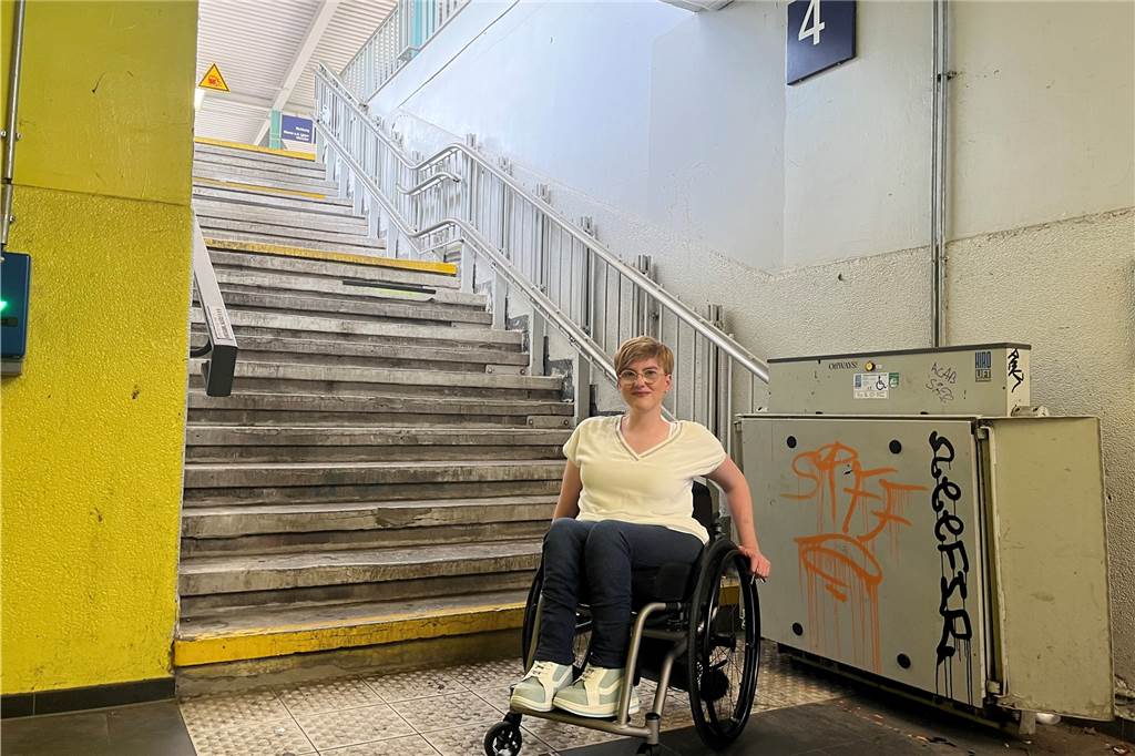 Die Gleise 3 und 4 am Lüner Hauptbahnhof sind für Marie Louise Wißmann und weitere Menschen mit einer Einschränkung weiterhin nicht zu erreichen.