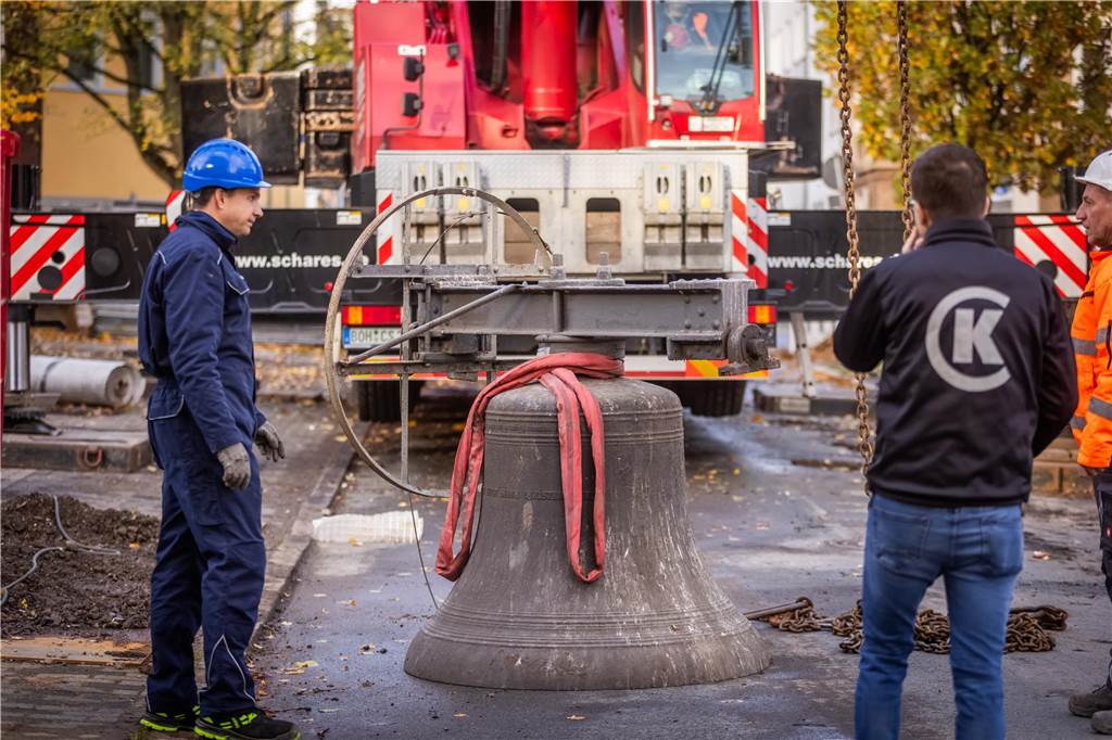 Eine Glocke wurde geborgen