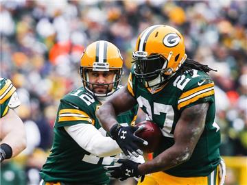 Die Green Bay Packers stehen im Halbfinale der National Football League NFL. Foto: Tannen Maury