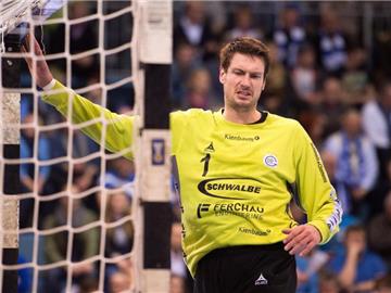 Die Gummersbacher um Torhüter Carsten Lichtlein scheiterten im DHB-Pokal. Foto: Marius Becker