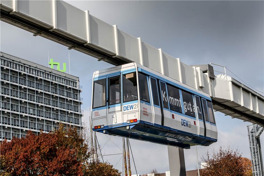 ÖPNV-Streik: Warum in Dortmund doch eine städtische Bahnlinie fährt Die H-Bahn verkehrt rund um die Technische Universität.